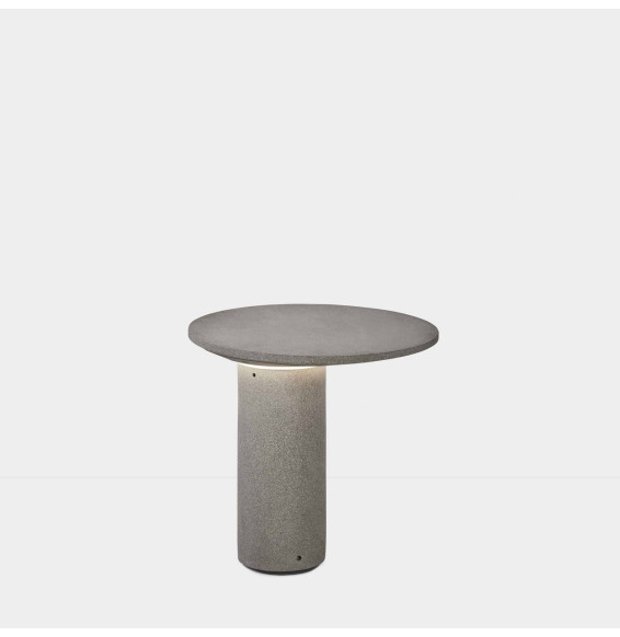 LedsC4 - Baliza IP66 MOAL 455mm LED 13,7W 3000K cemento gris urbano 729lm