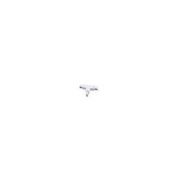 LedsC4 - Conector izquierdo negro T carril blanco