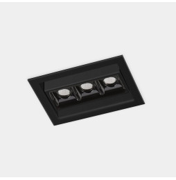 LedsC4 - Downlight BENTO 3 LEDS 6,1W 2700K CRI90 41,3 negro IP20 467lm