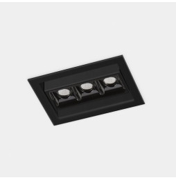 LedsC4 - Downlight BENTO 3 LEDS 6,1W 2700K CRI90 48,8 negro IP20 421lm