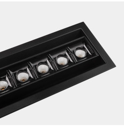 LedsC4 - Downlight BENTO 6 LEDS 12,2W 4000K CRI90 18 negro IP20 993lm