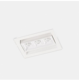 LedsC4 - Downlight BENTO 3 LEDS 6,1W 3000K CRI90 41,3 blanco/blanco IP23 467lm