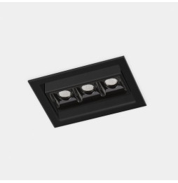 LedsC4 - Downlight BENTO 3 LEDS 6,1W 3000K CRI90 48,8 negro IP20 421lm