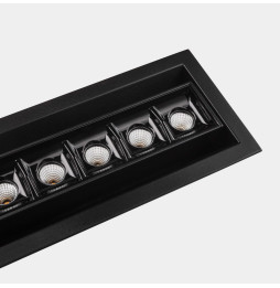 LedsC4 - Downlight BENTO 6 LEDS 12,2W 2700K CRI90 34,3 negro IP20 844lm