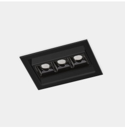 LedsC4 - Downlight BENTO 3 LEDS 6,1W 4000K CRI90 41,3 negro IP20 514lm