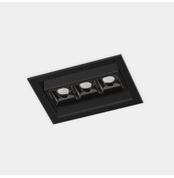 LedsC4 - Downlight BENTO 3 LEDS 6,1W 4000K CRI90 41,3 negro IP20 514lm
