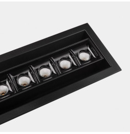 LedsC4 - Downlight BENTO 6 LEDS 12,2W 3000K CRI90 34,3 negro IP20 844lm
