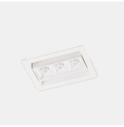 LedsC4 - Downlight BENTO 3 LEDS 6,1W 3000K CRI90 18,1 blanco/blanco IP23 449lm