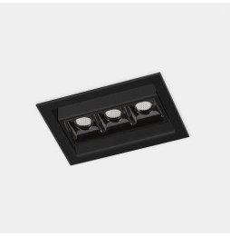 LedsC4 - Downlight BENTO 3 LEDS 6,1W 3000K CRI90 41,3 negro IP20 467lm