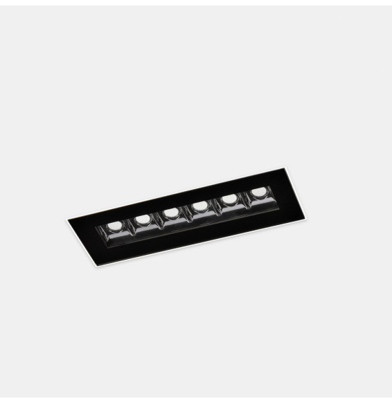 LedsC4 - Downlight BENTO IP 6 LEDS 12,2W 3000K CRI90 34,7 negro IP65 781lm