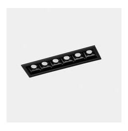LedsC4 - Downlight BENTO estándar 6 LEDS Trim 12,2W 3000K CRI90 34,3 negro IP20 927lm