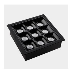 LedsC4 - Downlight BENTO estándar cuadrado Trim 18,3W 2700K CRI90 33,8 negro IP20 1378lm
