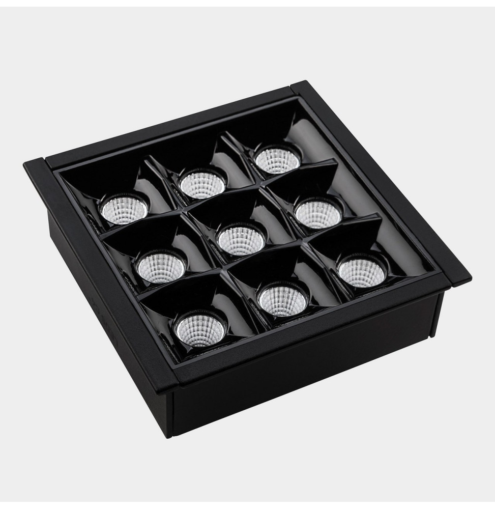 LedsC4 - Downlight BENTO estándar cuadrado Trim 18,3W 4000K CRI90 17,7 negro IP20 1495lm LedsC4 - Downlight BENTO estándar cuadrado Trim 18,3W 4000K CRI90 17,7 negro IP20 1495lm