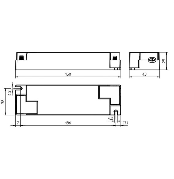 LedsC4 - Driver 3,5-9W 700mA 100-240 5-13V