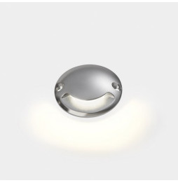 LedsC4 - Empotrable suelo IP65/IP67 Pixel 1 ventana LED 3,4W 3000K gris urbano 10lm