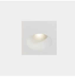 LedsC4 - Empotrable pared IP65 BAT cuadrado oval LED 2,2W 2700K 45lm blanco