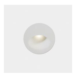LedsC4 - Empotrable pared IP65 BAT redondo oval LED 2,2W 3000K 46lm blanco