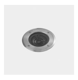 LedsC4 - Empotrable suelo IP65/IP67 KAY 125mm LED 10W 3000K acero inoxidable AISI 316 393lm