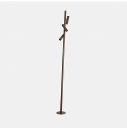 LedsC4 - Farola IP65 JUNCUS LED 36,1W 3000K DALI marrón 3712lm