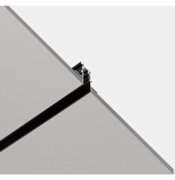 LedsC4 - Luminaria carril empotrable 3000mm bajo voltaje negro
