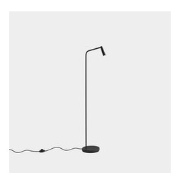 LedsC4 - Luminaria pie de salón GAMMA LED 3,2W 2700K negro 293lm