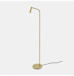 LedsC4 - Luminaria pie de salón GAMMA LED 3,2W 2700K oro 319lm
