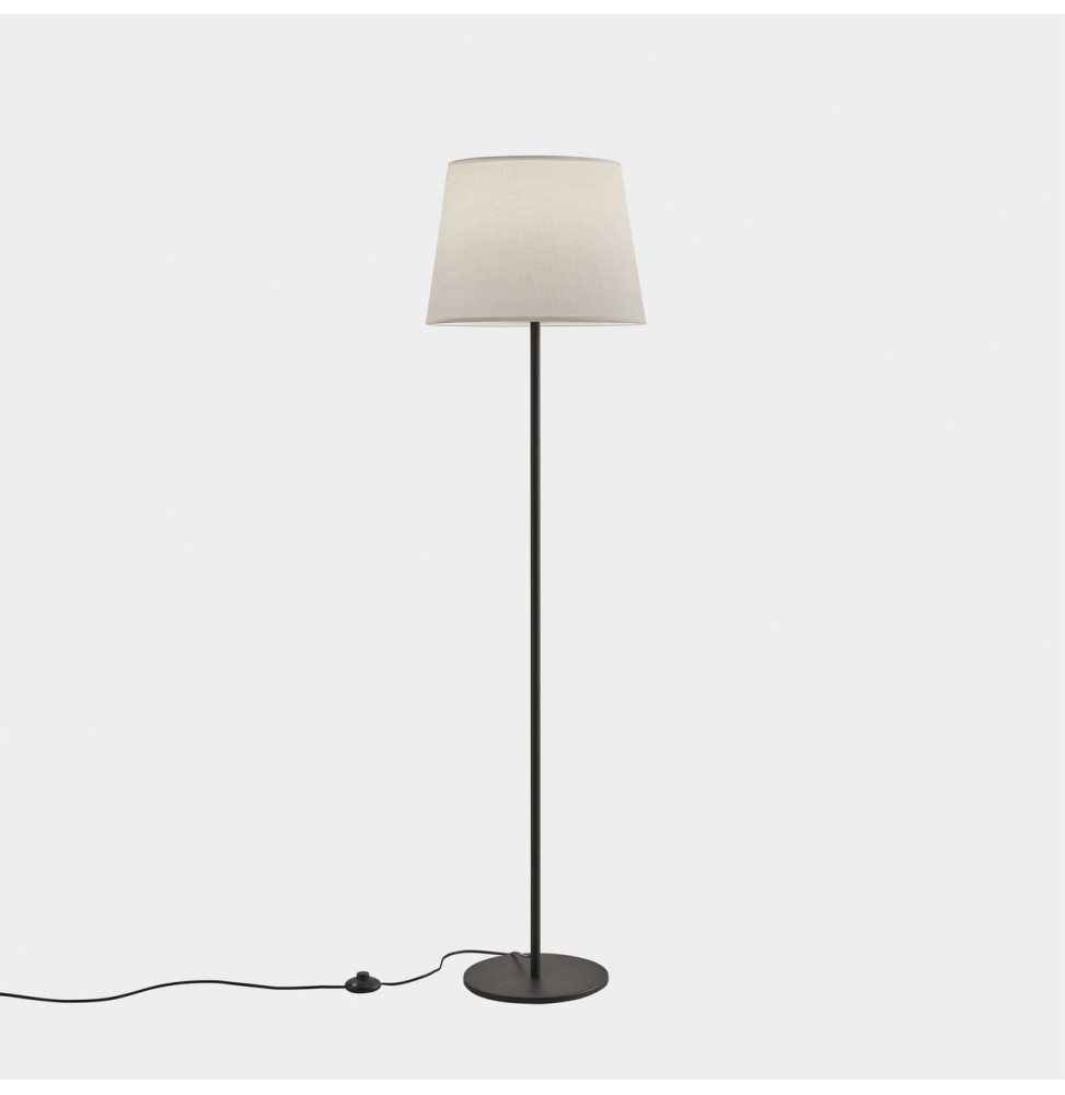 LedsC4 - Luminaria pie de salón METRICA redonda E27 100W negro LedsC4 - Luminaria pie de salón METRICA redonda E27 100W negro