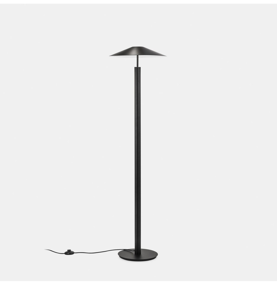 LedsC4 - Luminaria pie de salón H LED 14,9W 2700K negro 553lm