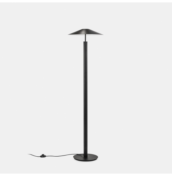 LedsC4 - Luminaria pie de salón H LED 14,9W 2700K negro 553lm