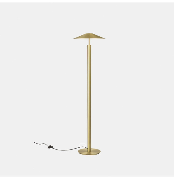LedsC4 - Luminaria pie de salón H LED 14,9W 2700K oro 553lm