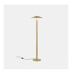 LedsC4 - Luminaria pie de salón H LED 14,9W 2700K oro 553lm