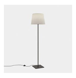 LedsC4 - Luminaria pie de salón METRICA cuadrado E27 100W negro
