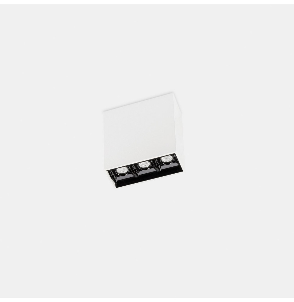 LedsC4 - Plafón BENTO superficie 3 LEDS 6,1W 2700K CRI90 blanco IP23 421lm LedsC4 - Plafón BENTO superficie 3 LEDS 6,1W 2700K CRI90 blanco IP23 421lm