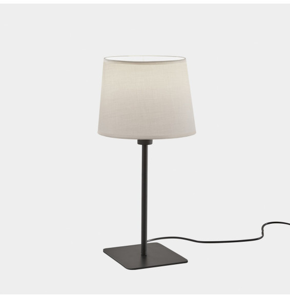 LedsC4 - Luminaria sobremesa METRICA E27 60W negro