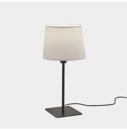 LedsC4 - Luminaria sobremesa METRICA E27 60W negro