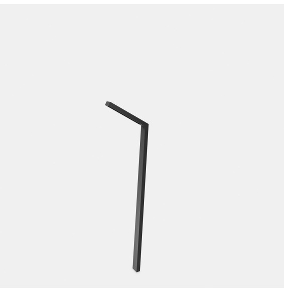LedsC4 - Modulo ZIGZAG asimétrico 56,4W 3000K CRI80 0-10V gris urbano IP65 5595lm