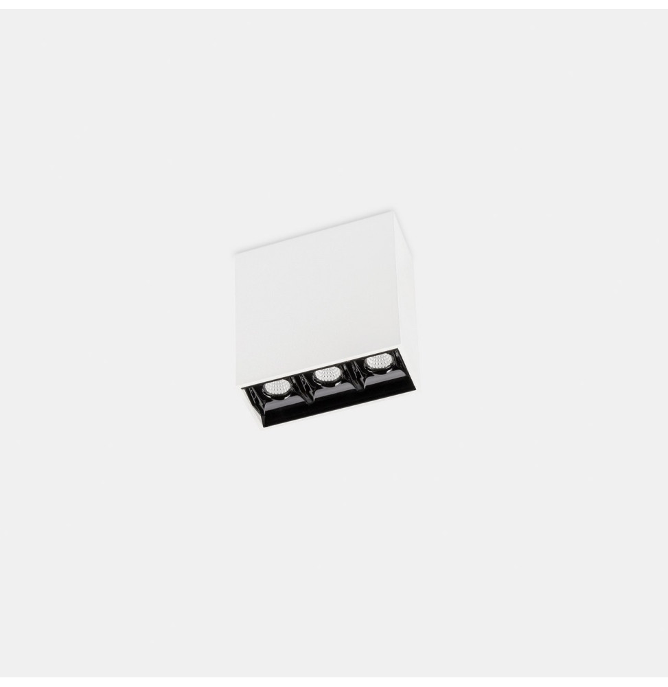 LedsC4 - Plafón BENTO superficie 3 LEDS 6,1W 3000K CRI90 blanco IP23 467lm LedsC4 - Plafón BENTO superficie 3 LEDS 6,1W 3000K CRI90 blanco IP23 467lm