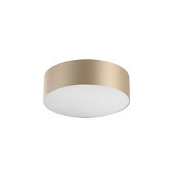 LedsC4 - Plafón CAPRICE 240mm Casambi LED 12,9W 2700K TRIAC oro 896lm