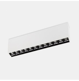 LedsC4 - Plafón BENTO superficie 12 LEDS 24,4W 2700K CRI90 corte de fase blanco IP23 1715lm