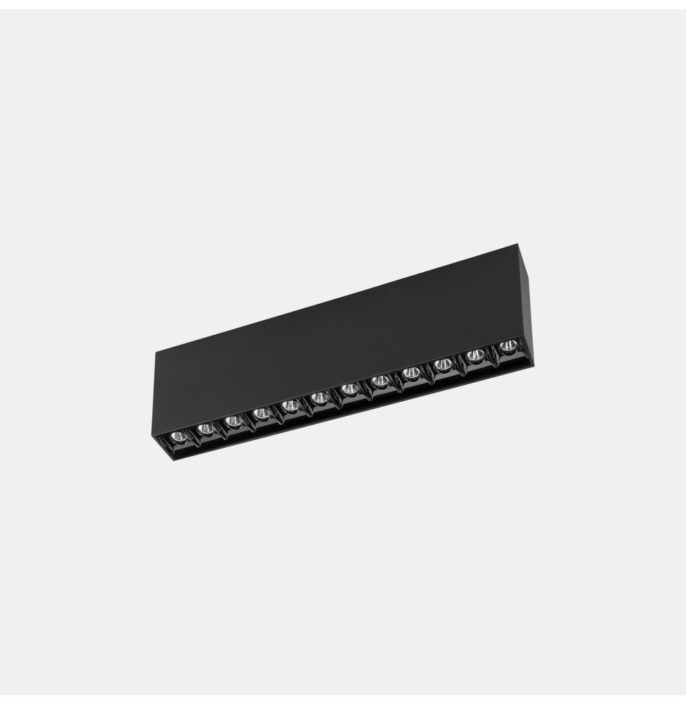 LedsC4 - Plafón BENTO superficie 12 LEDS 24,4W 4000K CRI90 corte de fase negro IP23 1784lm LedsC4 - Plafón BENTO superficie 12 LEDS 24,4W 4000K CRI90 corte de fase negro IP23 1784lm