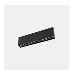 LedsC4 - Plafón BENTO superficie 12 LEDS 24,4W 4000K CRI90 corte de fase negro IP23 1784lm