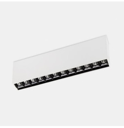 LedsC4 - Plafón BENTO superficie 12 LEDS 24,4W 3000K CRI90 corte de fase blanco IP23 1715lm