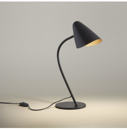 LedsC4 - Luminaria sobremesa ORGANIC E27 23W negro oro
