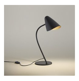 LedsC4 - Luminaria sobremesa ORGANIC E27 23W negro oro
