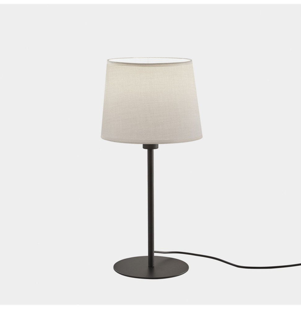 LedsC4 - Luminaria sobremesa METRICA E27 60W negro