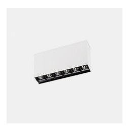 LedsC4 - Plafón BENTO superficie 6 LEDS 12,2W 3000K CRI90 corte de fase blanco IP23 844lm