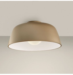 LedsC4 - Plafón MISO 433mm E27 40W oro blanco