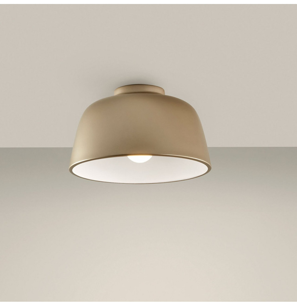 LedsC4 - Plafón MISO 285mm E27 40W oro blanco