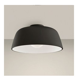 LedsC4 - Plafón MISO 433mm E27 40W negro blanco