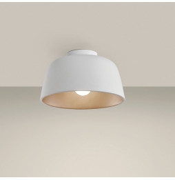 LedsC4 - Plafón MISO 285mm E27 40W blanco oro